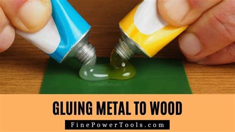 gluing sheet metal to plywood|best way to glue metal to wood.